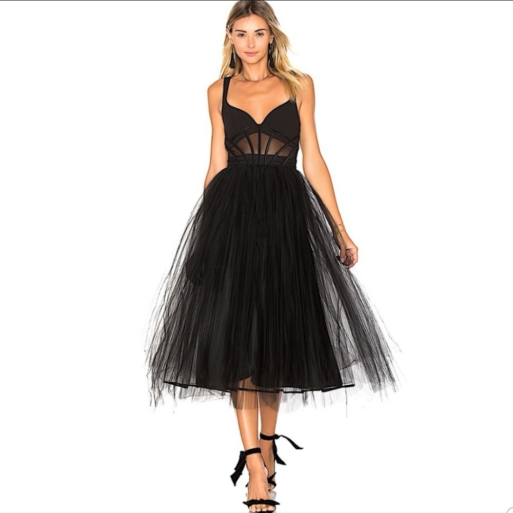 CINQ A SEPT EVANGELINE DRESS sz 6 tulle gown